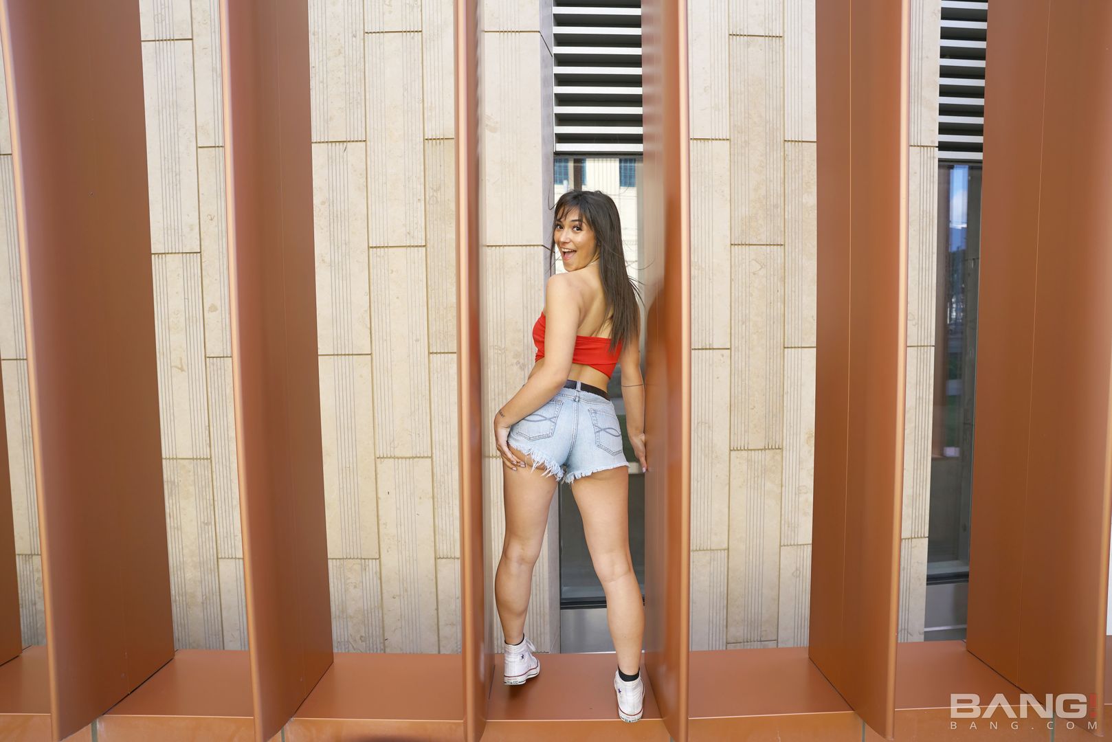 Brooklyn Gray Is A Troublemaker That Gets Fucked In The Stairwell