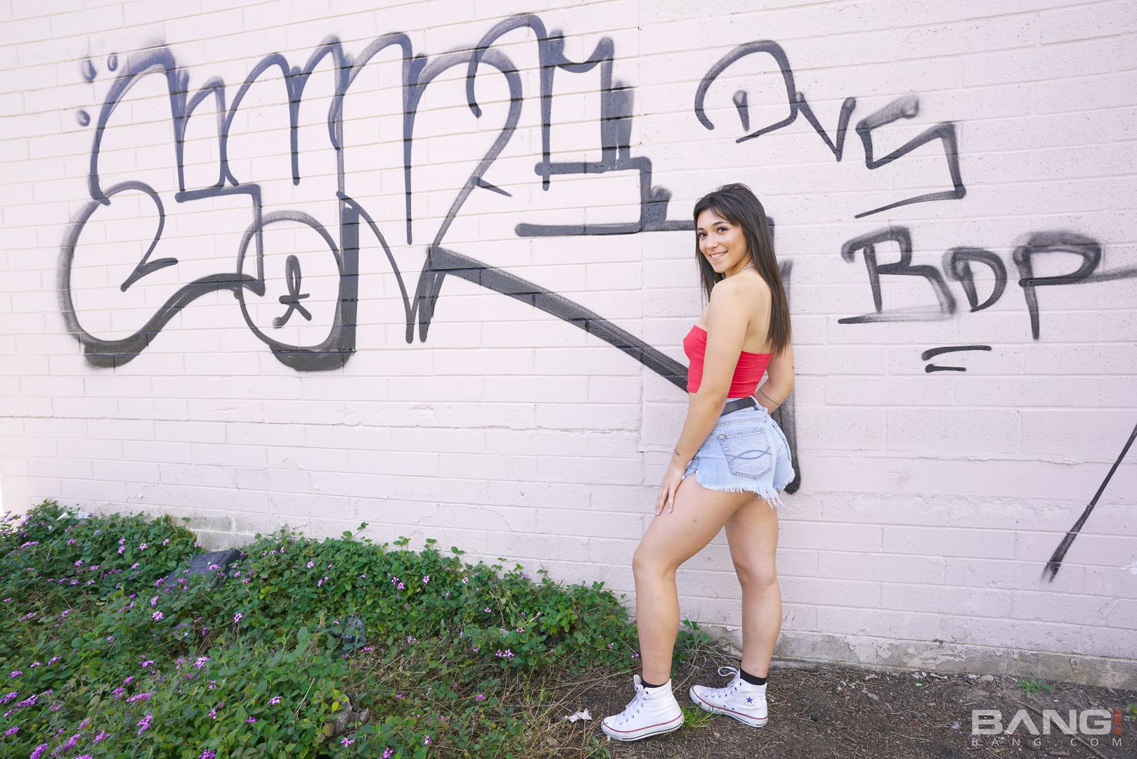 Brooklyn Gray Is A Troublemaker That Gets Fucked In The Stairwell