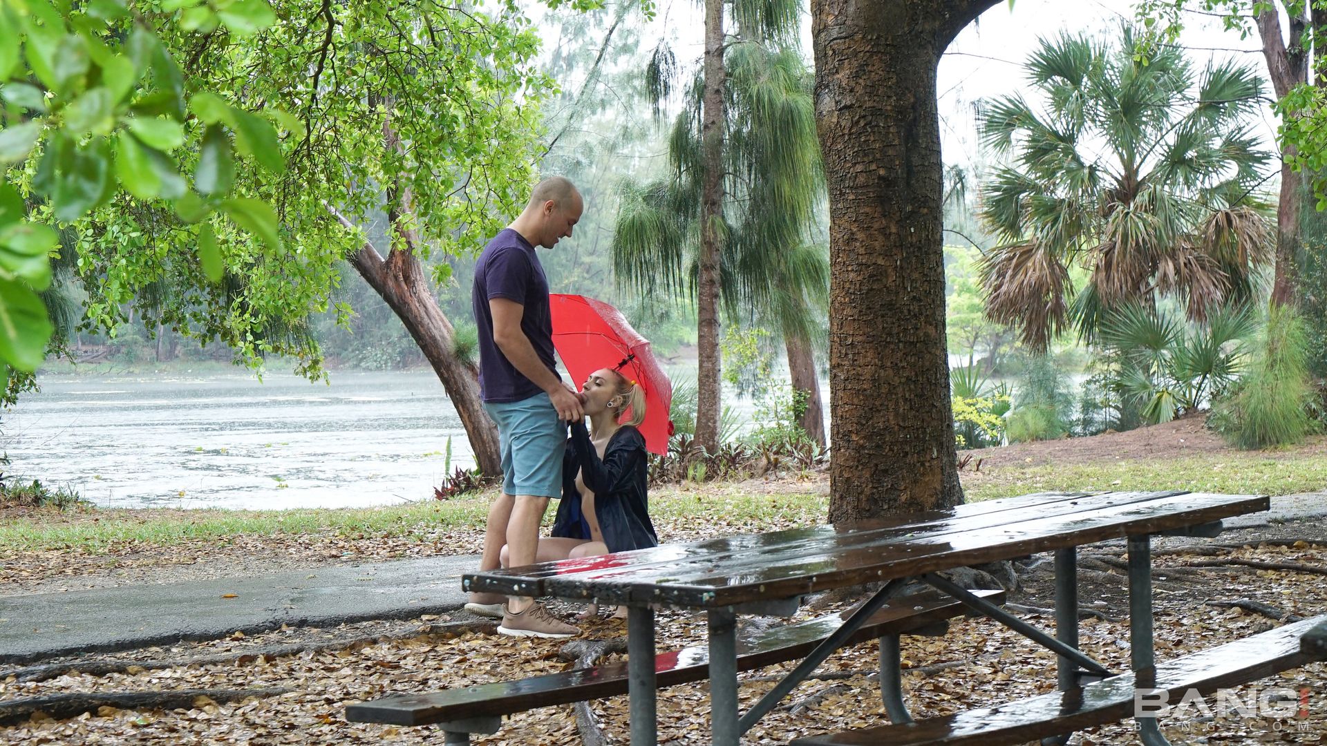 Chloe Temple Strips And Fucks In Public On A Rainy Day!