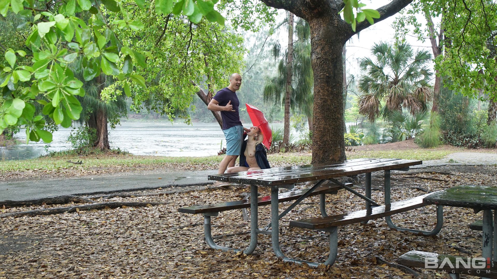 Chloe Temple Strips And Fucks In Public On A Rainy Day!