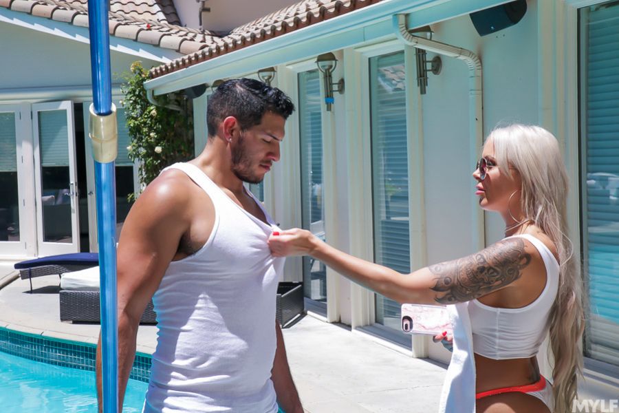Pool Guy MILF Pussy Poke