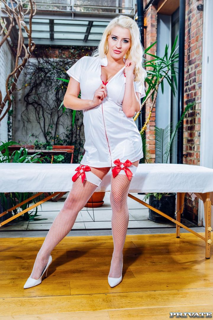 Sienna Day is a Busty Blonde Nurse Addicted to Anal