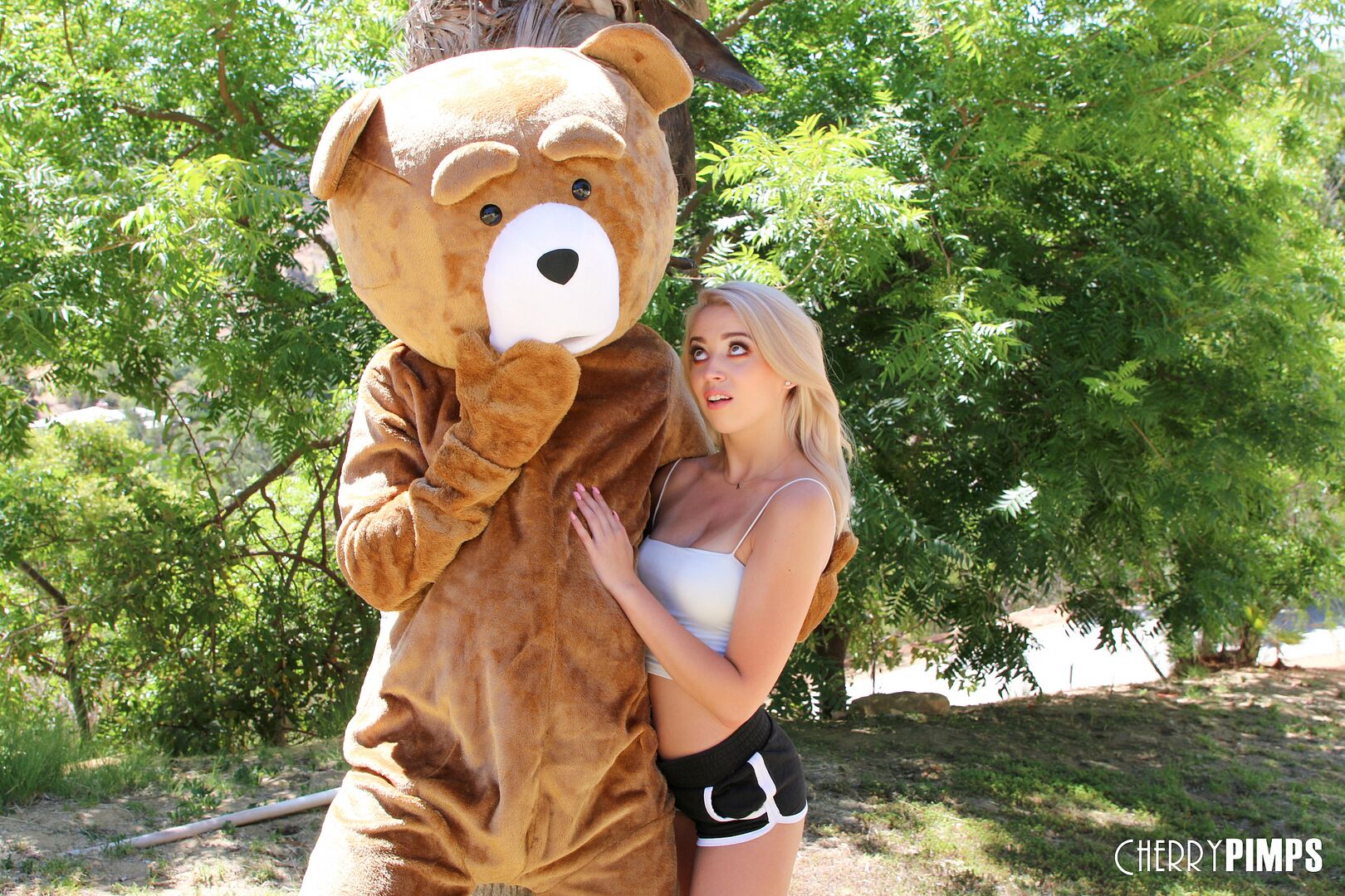 Madison Summers Loves Her Teddy Bear