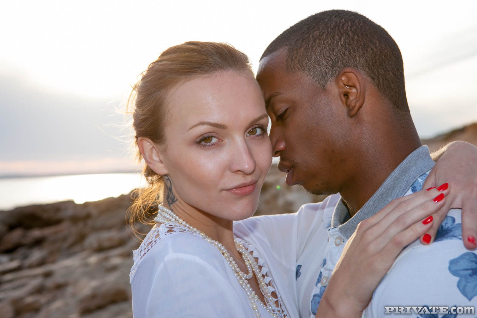 Belle Claire’s first anal interracial ends in creampie