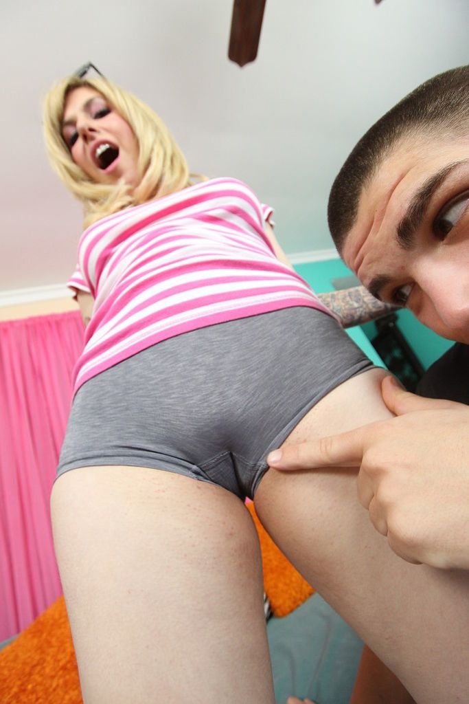 Cute Blonde Lays Down And Gets Fucked And Sucks Cock
