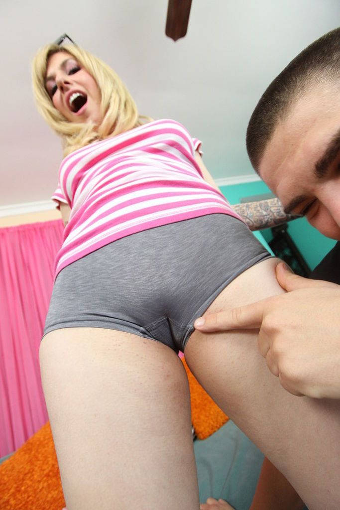 Cute Blonde Lays Down And Gets Fucked And Sucks Cock