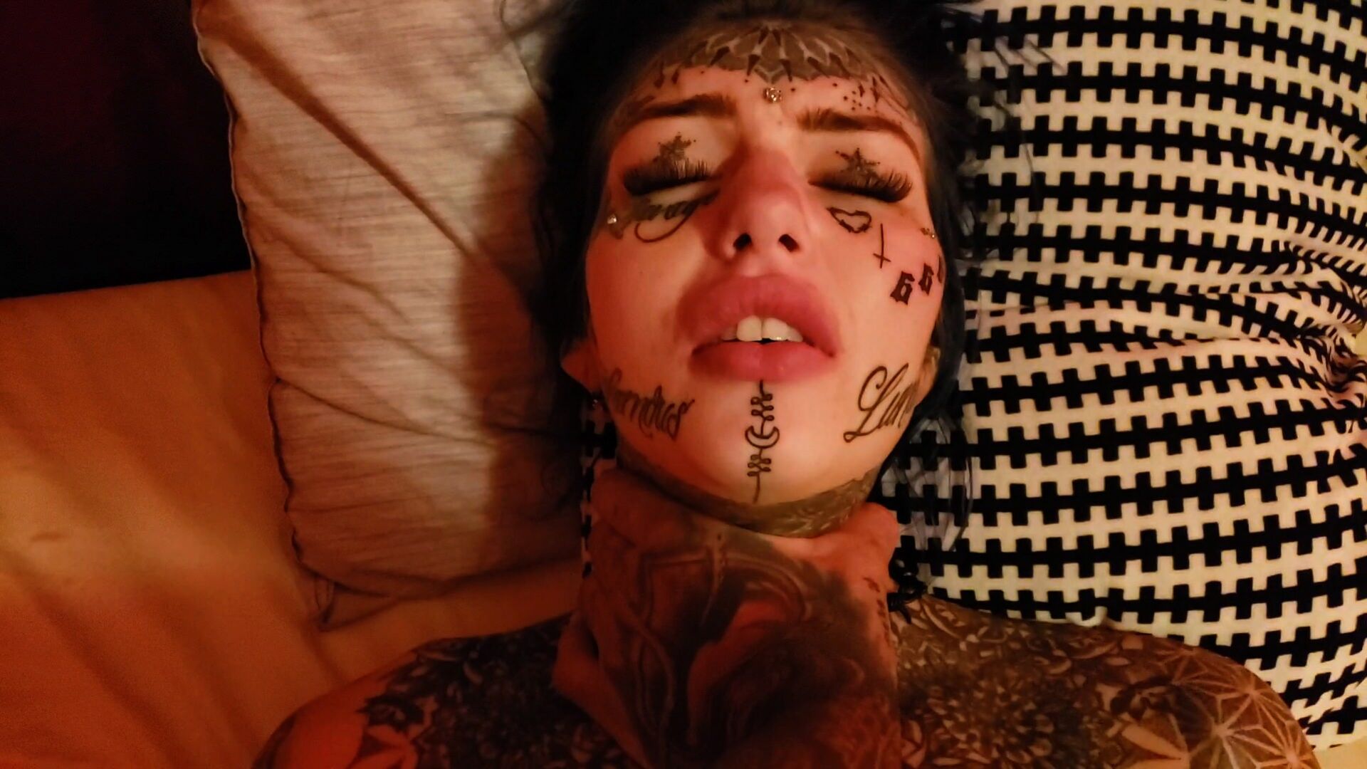 Inked Up Beauty Amber Luke Craves for Big Cock