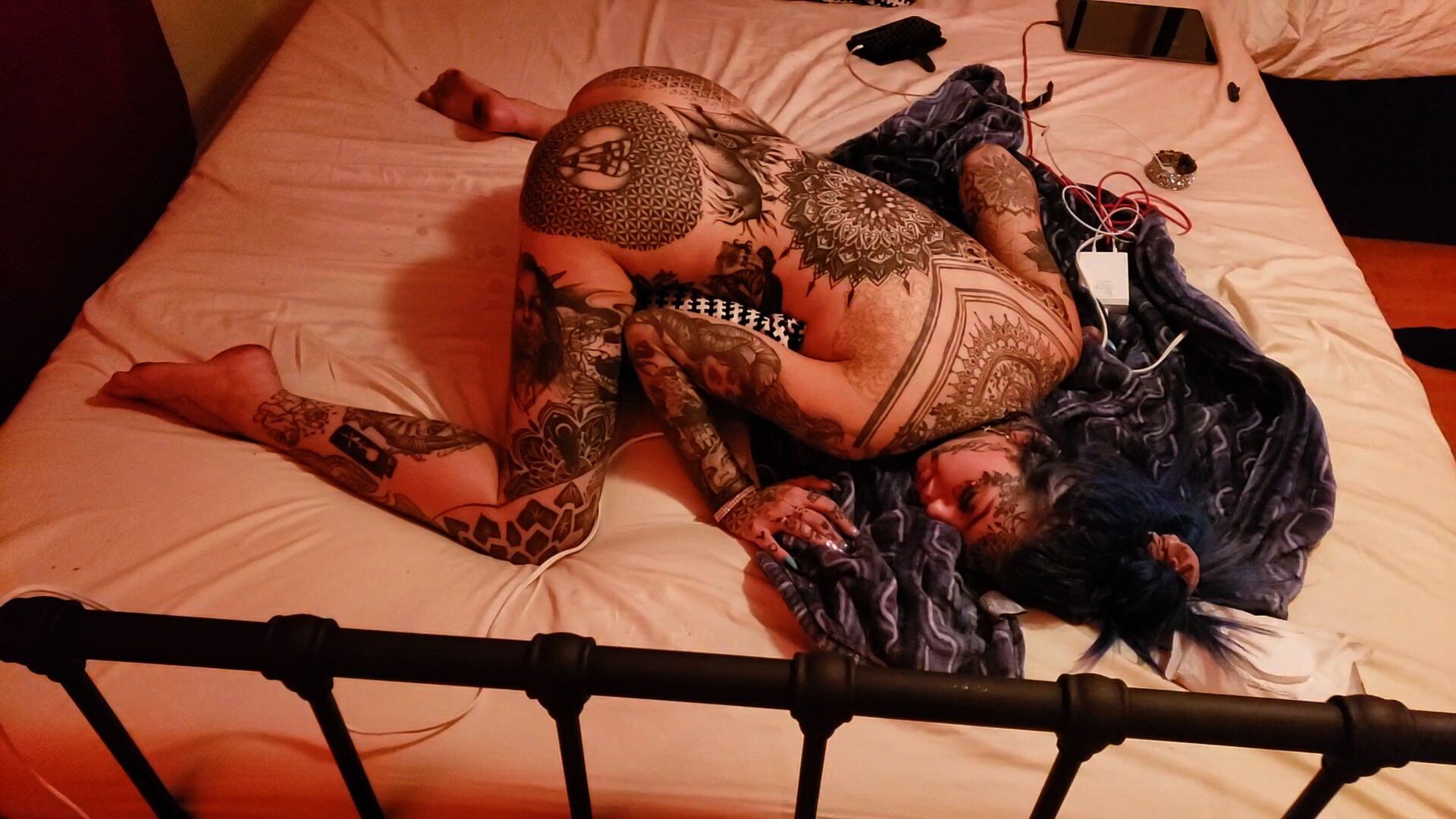 Inked Up Beauty Amber Luke Craves for Big Cock