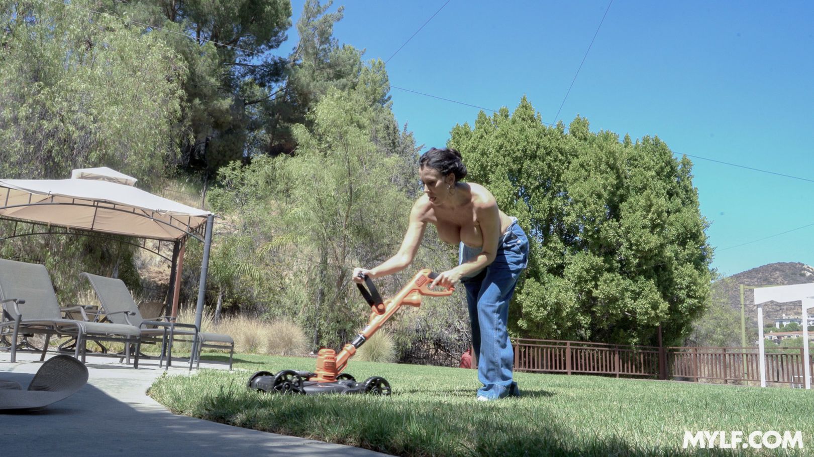 Help With Her Yard
