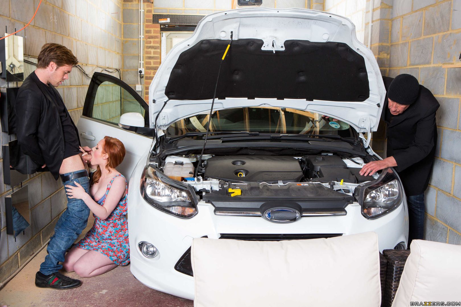 Shy Redheads Like It Big