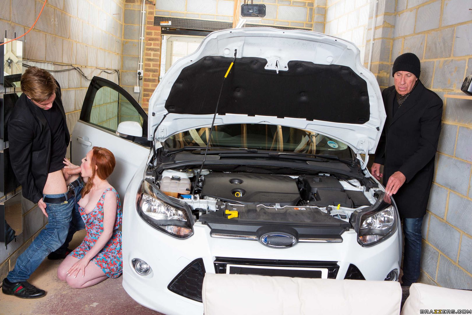 Shy Redheads Like It Big