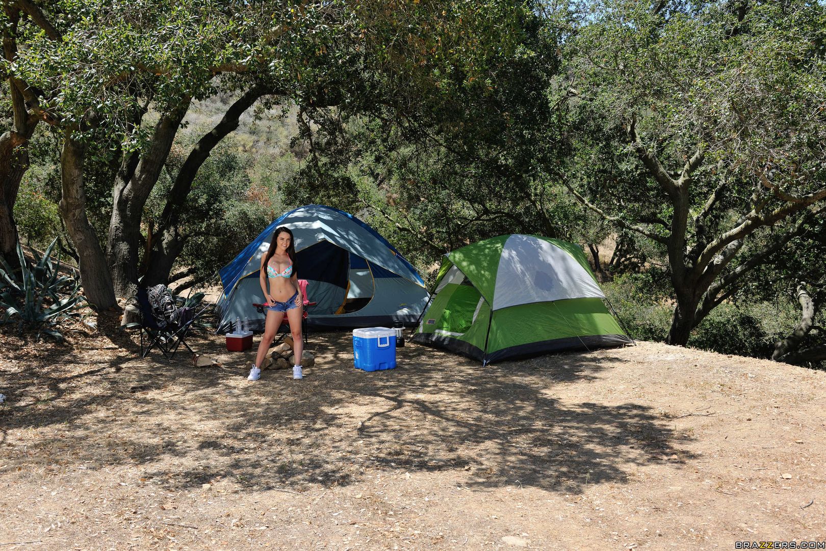 Pitching A Tent