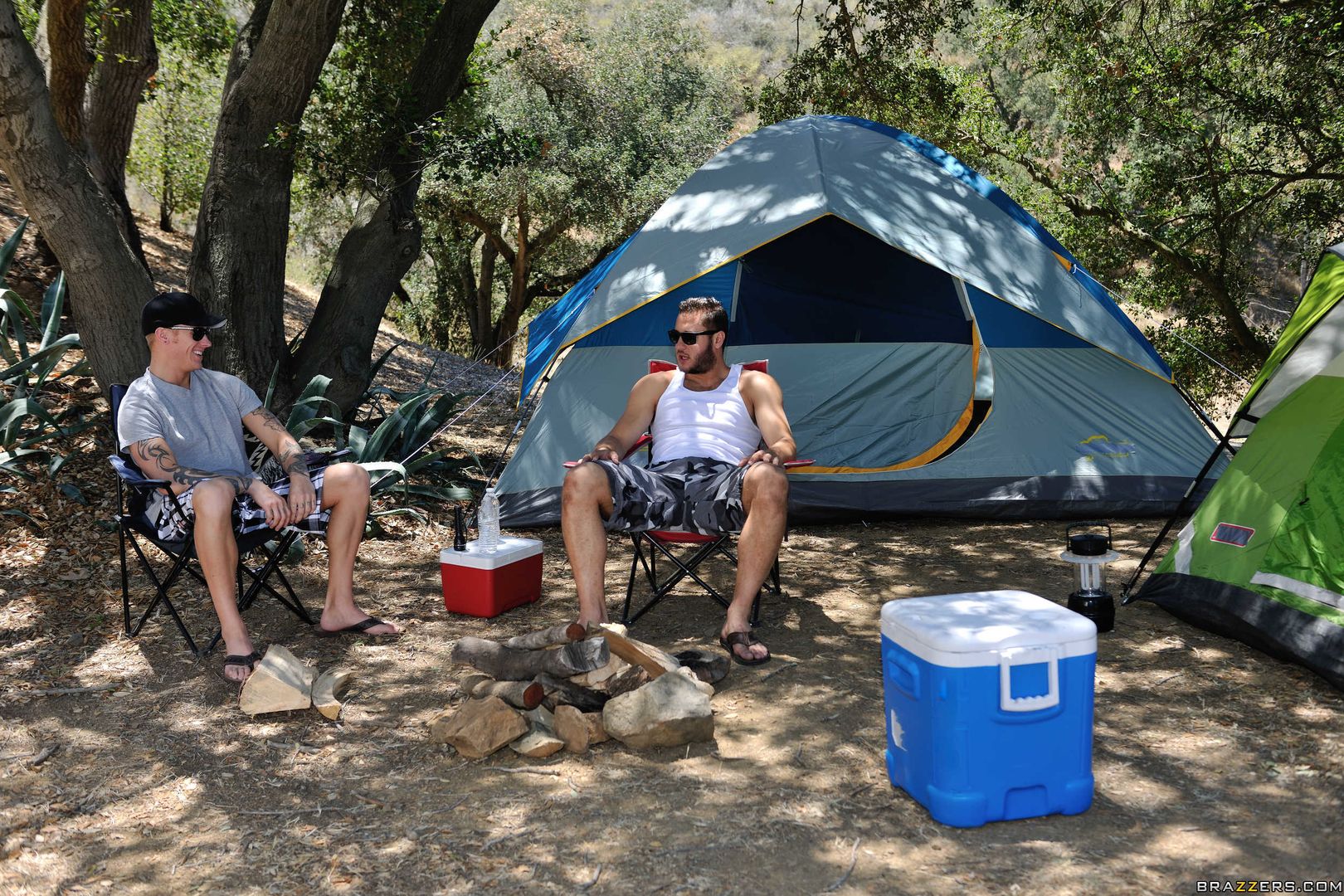 Pitching A Tent