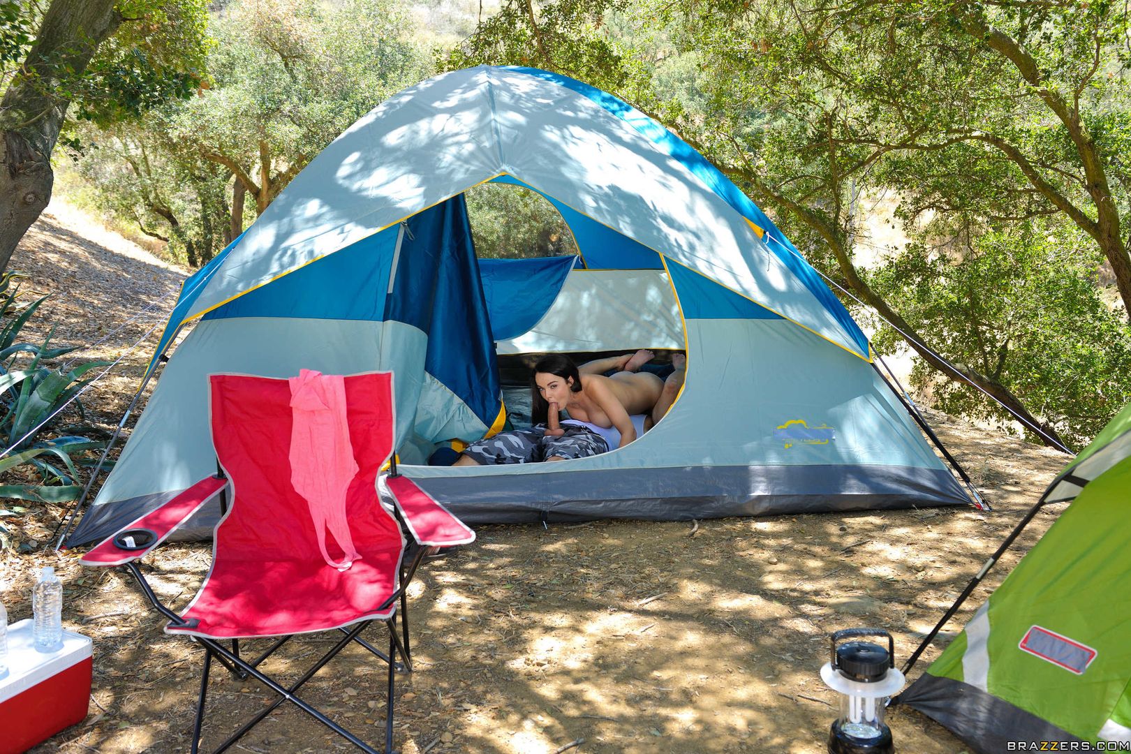Pitching A Tent