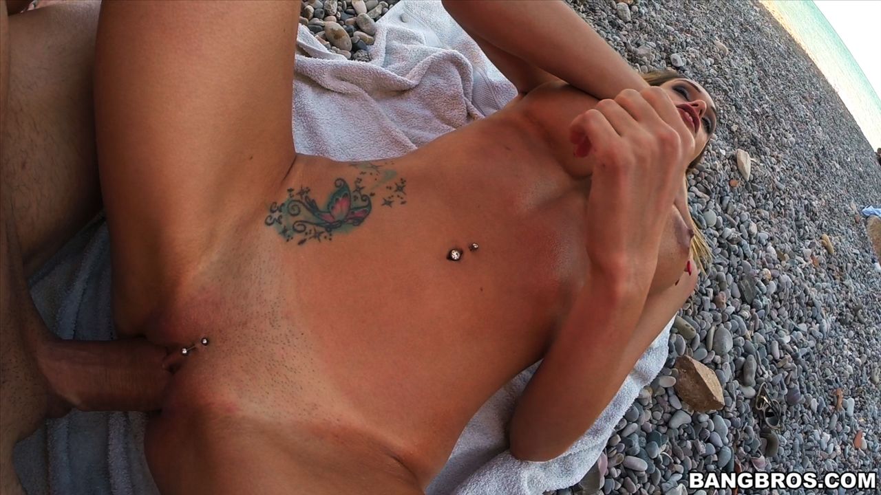 At the Beach for That Pussy