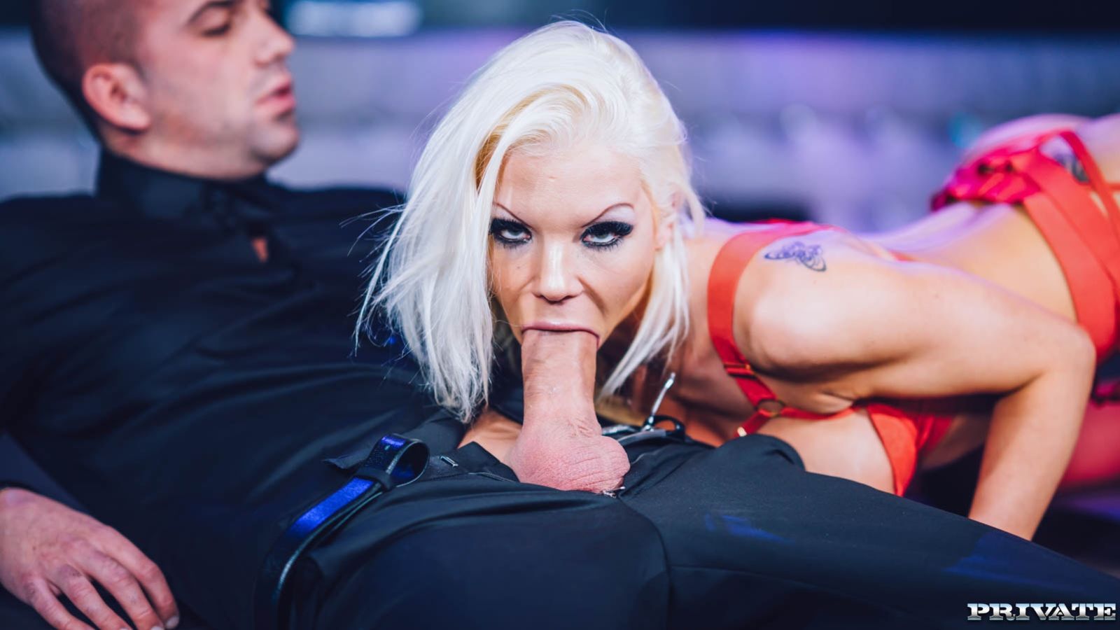 Busty Barbie Sins Swallows a Sticky Cumshot