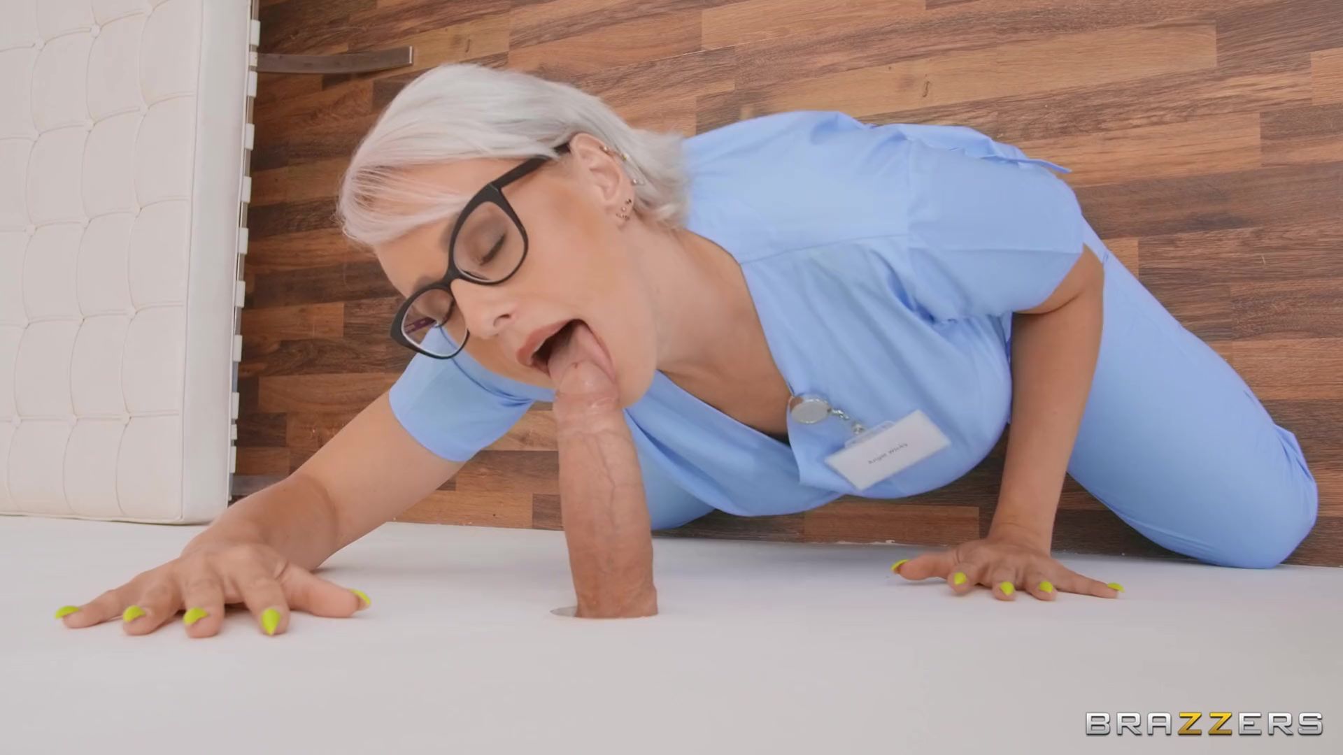 Nurse Gets A Glory Hole Ass Fuck