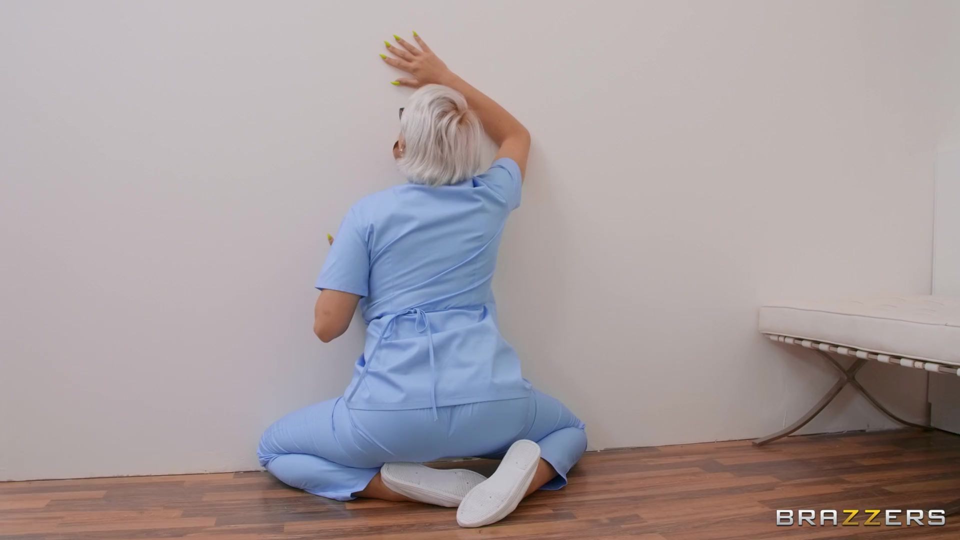Nurse Gets A Glory Hole Ass Fuck