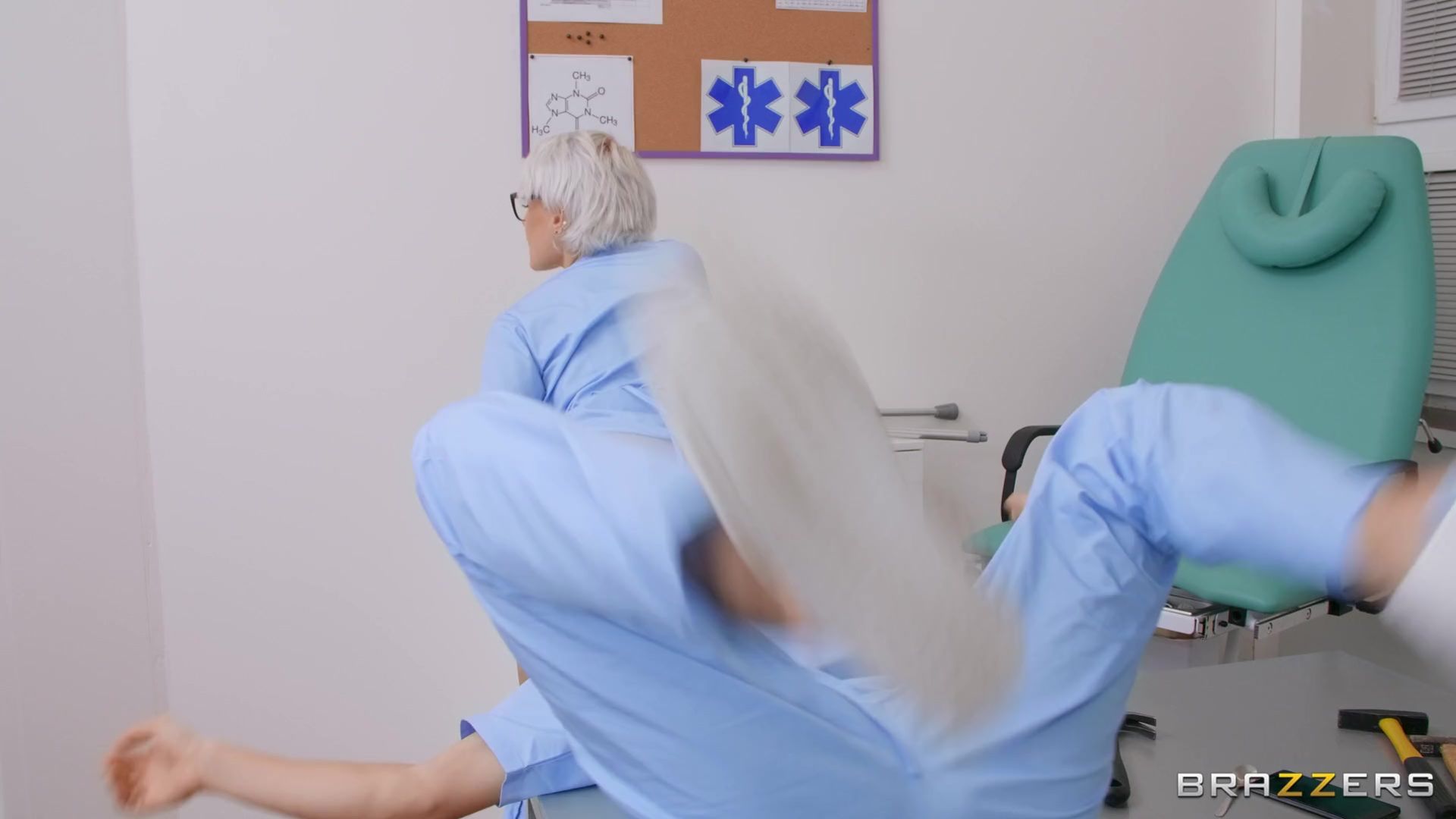 Nurse Gets A Glory Hole Ass Fuck