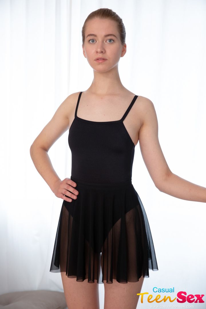 Hot ballerina dance studio sex
