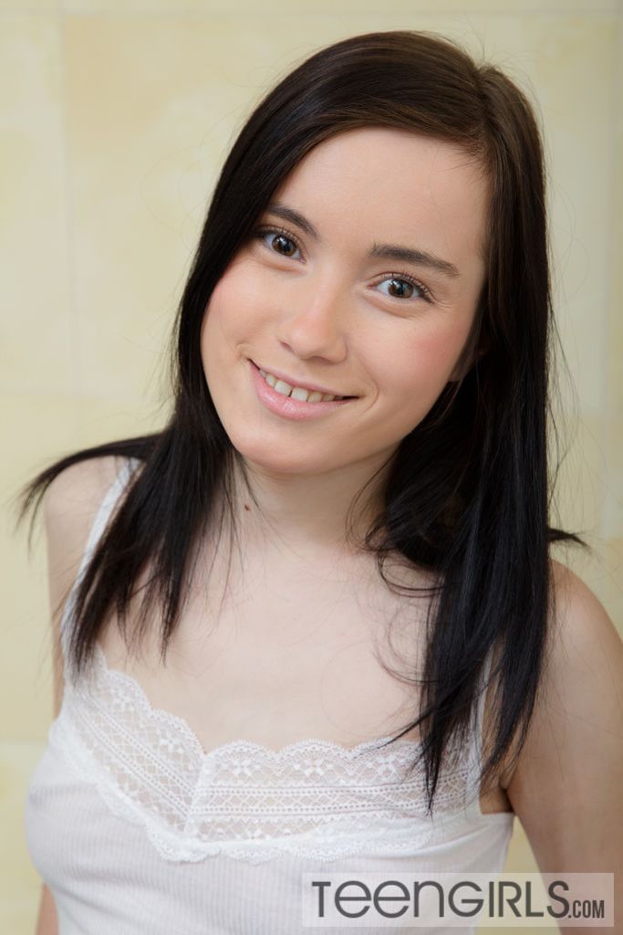 Unbelievably Cute Teen Nara Pleasures in Bubble Bath