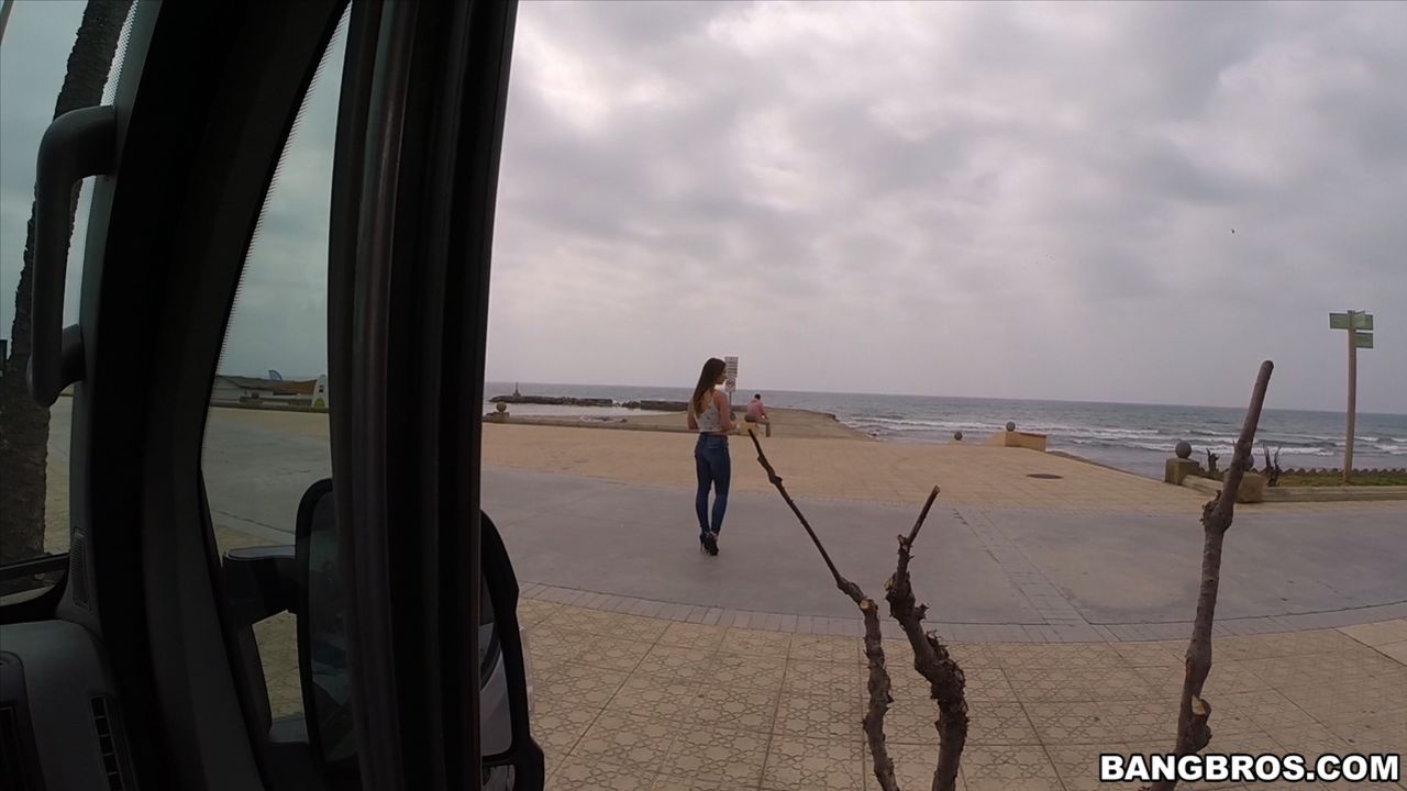 European Babe Filled With Hard Dick on the bus