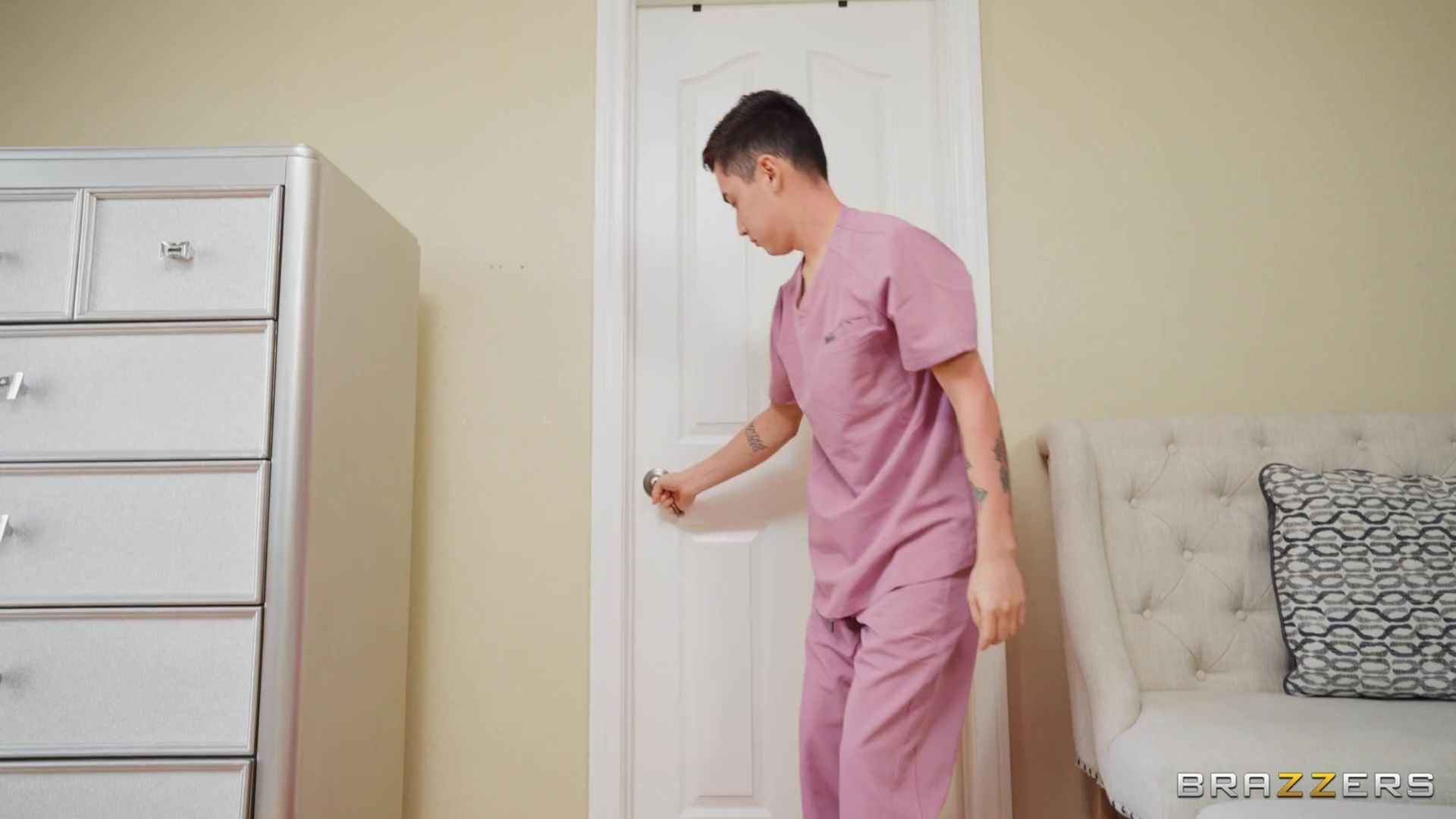 Homecare Cucking Threesome Caper