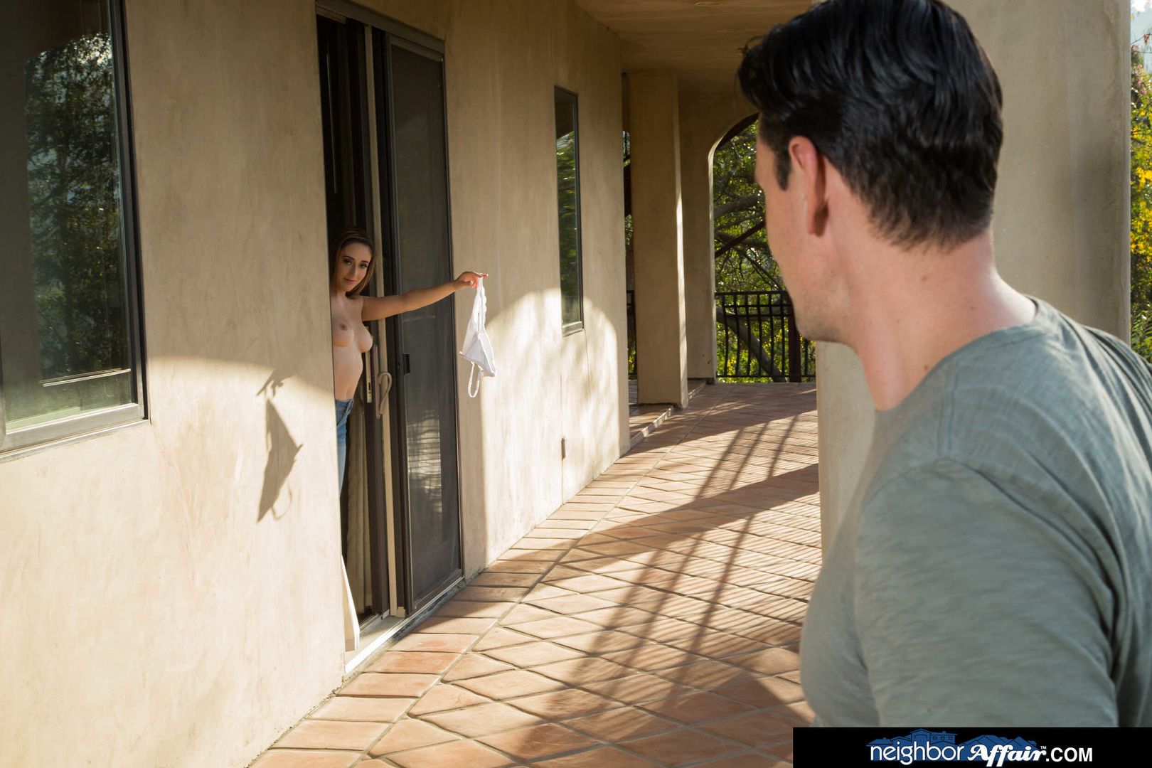 Brookie Blair hooks up with her neighbor