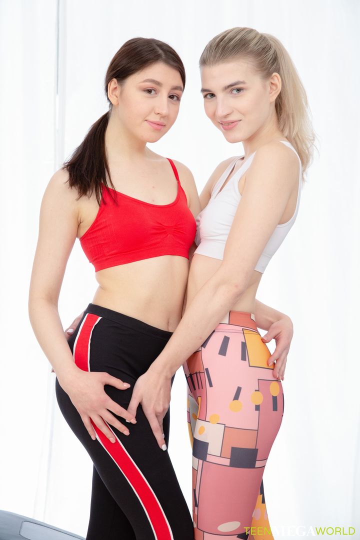 Hard workout ends with hard sex