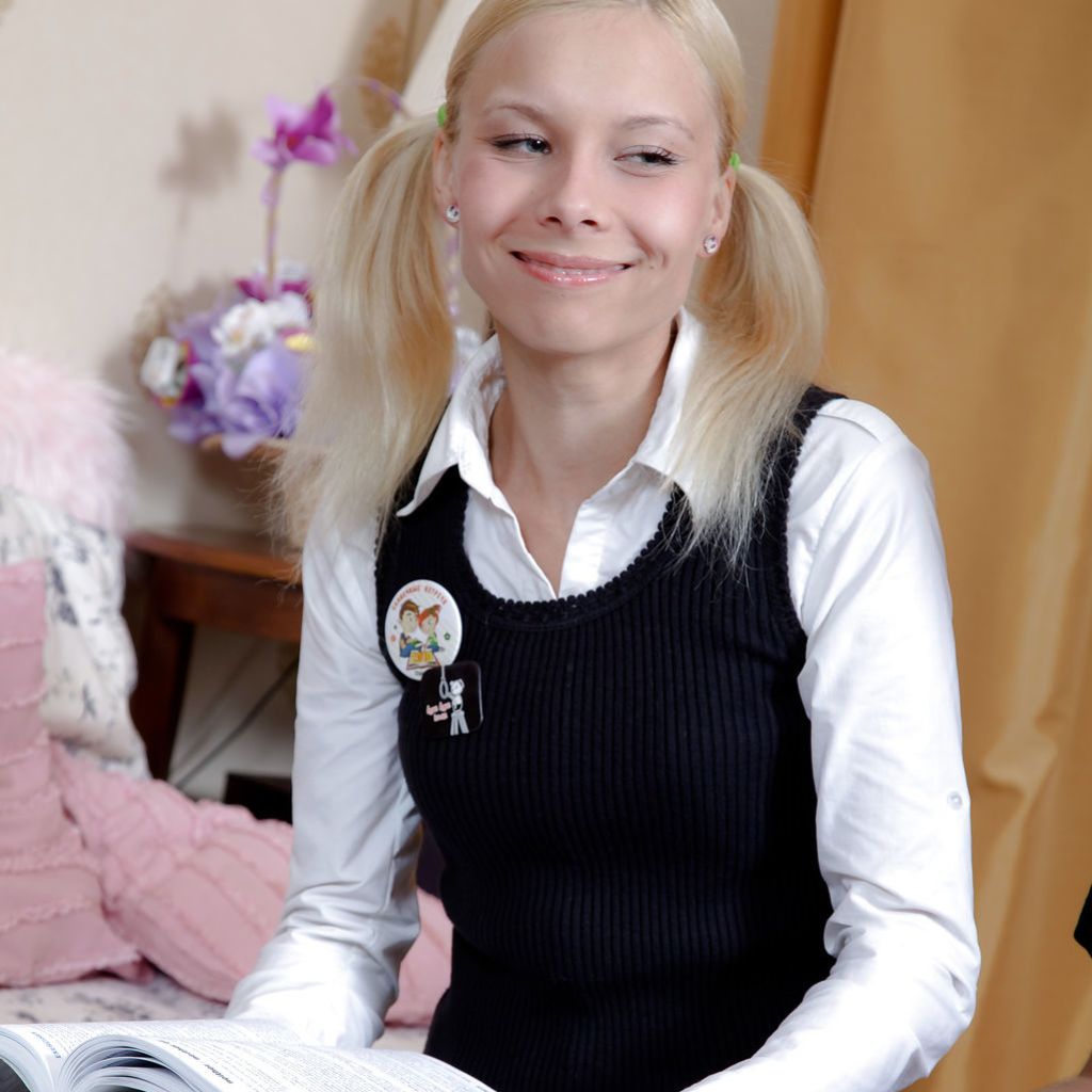 Innocent Blond Teen Girl Bella Seduced By Horny Tutor!