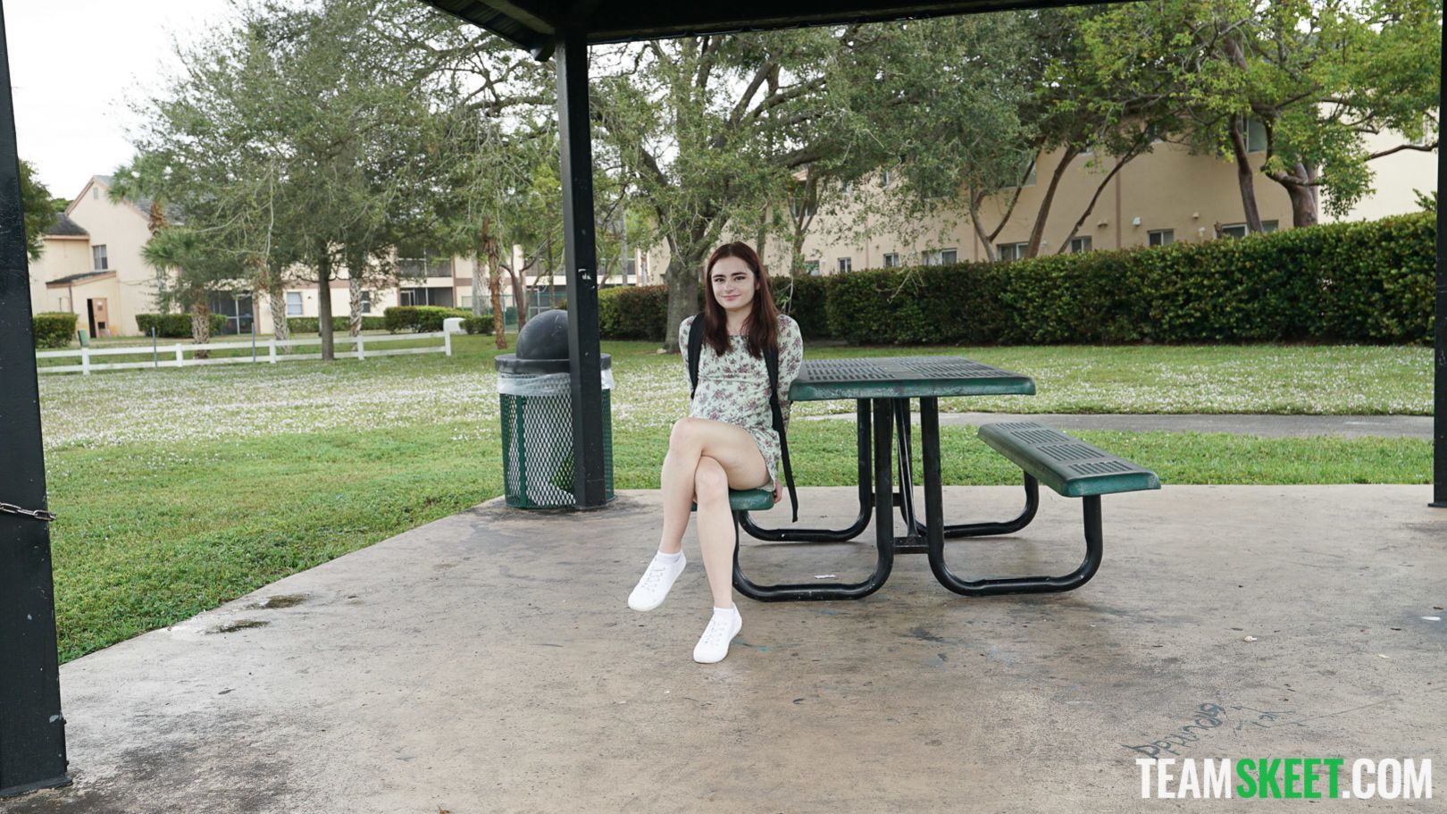 Shy Girl At The Park