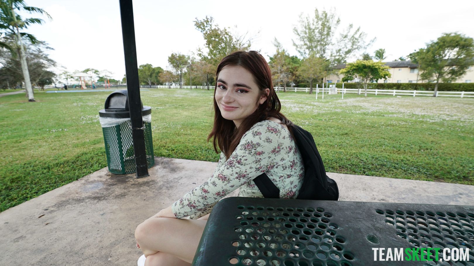 Shy Girl At The Park