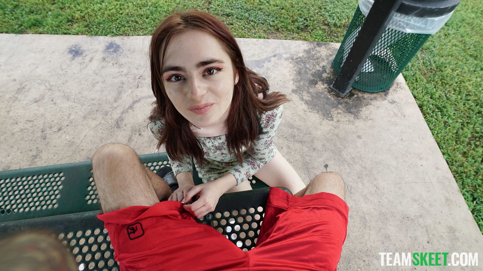 Shy Girl At The Park