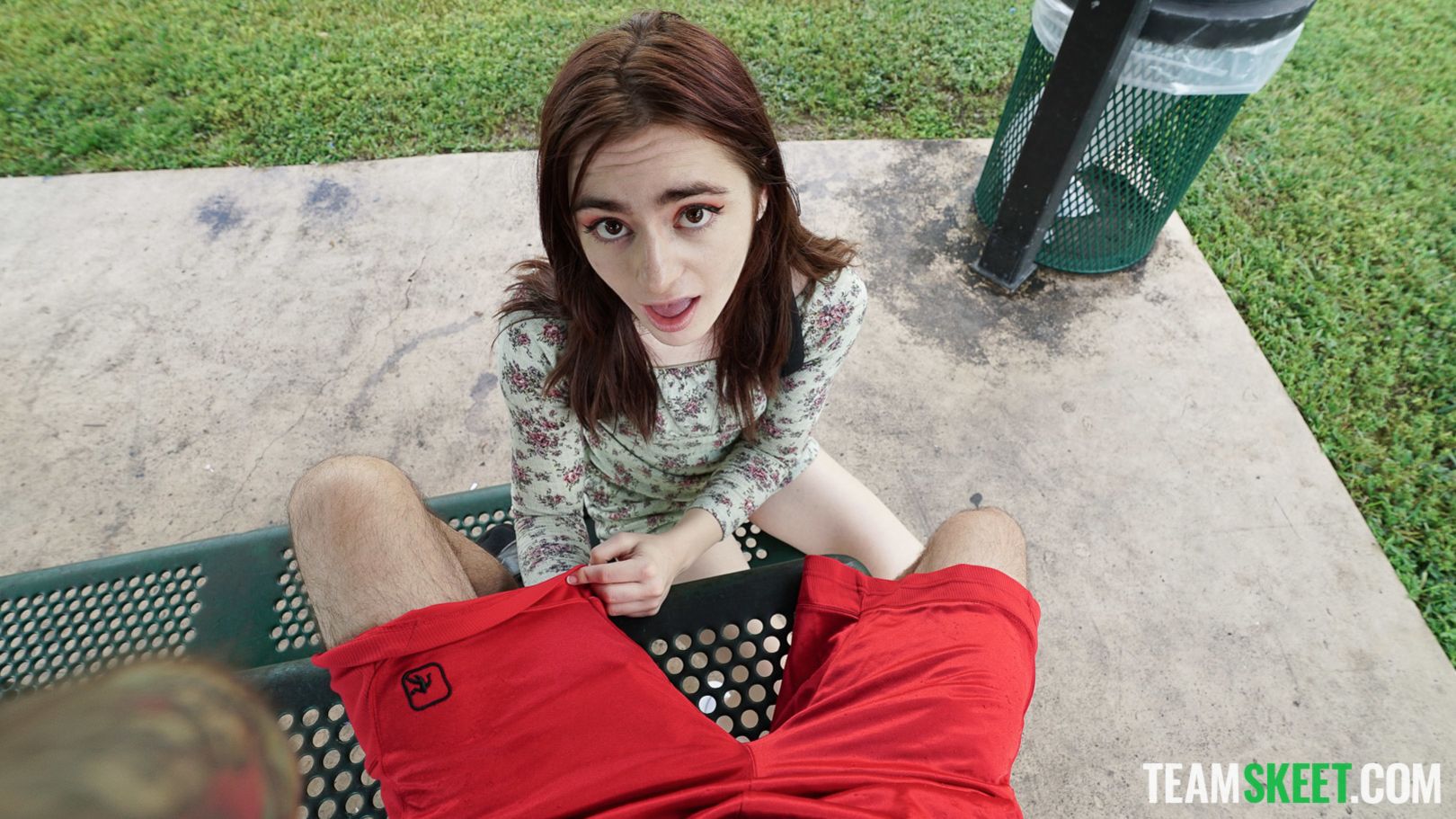 Shy Girl At The Park