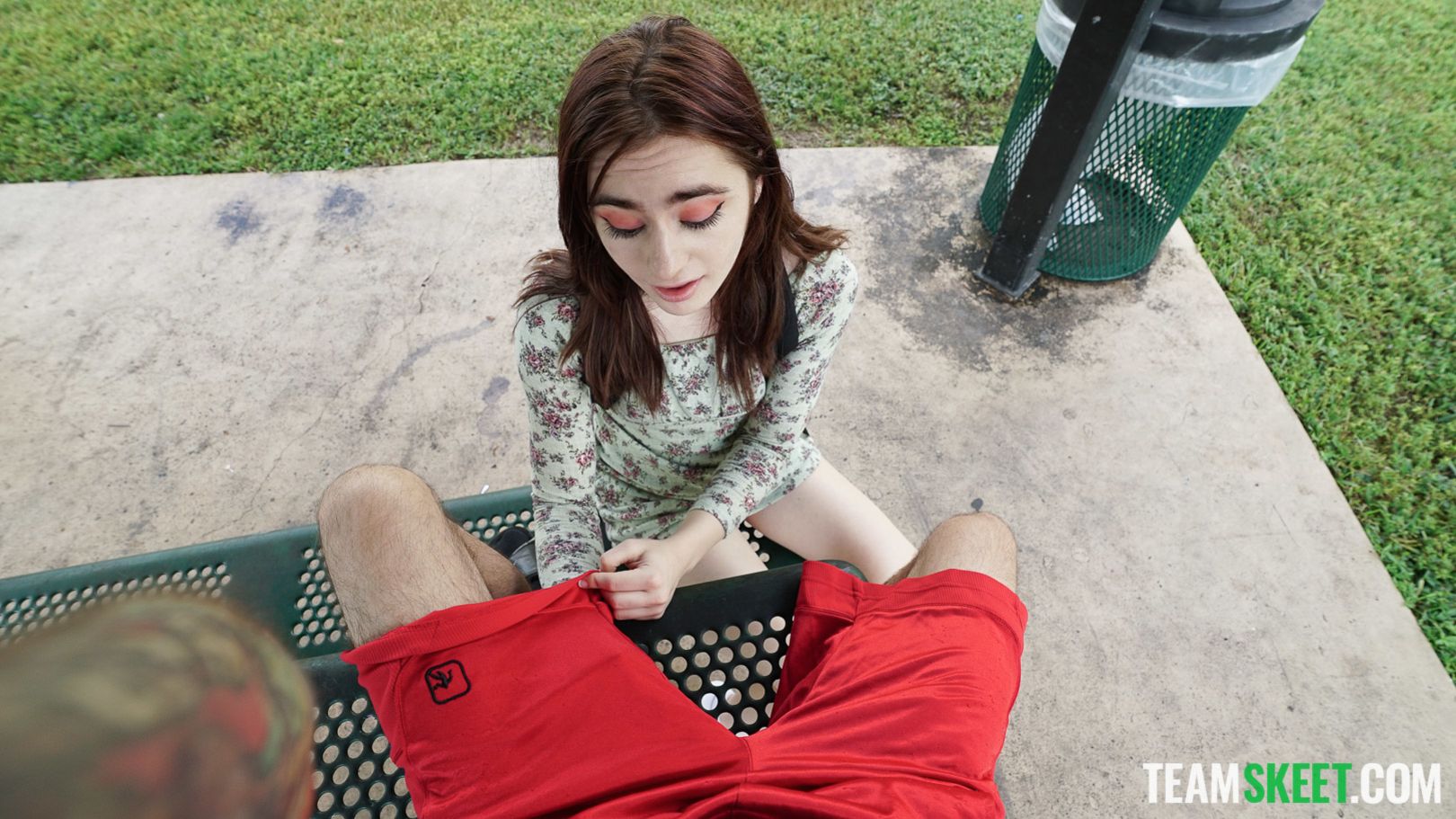 Shy Girl At The Park