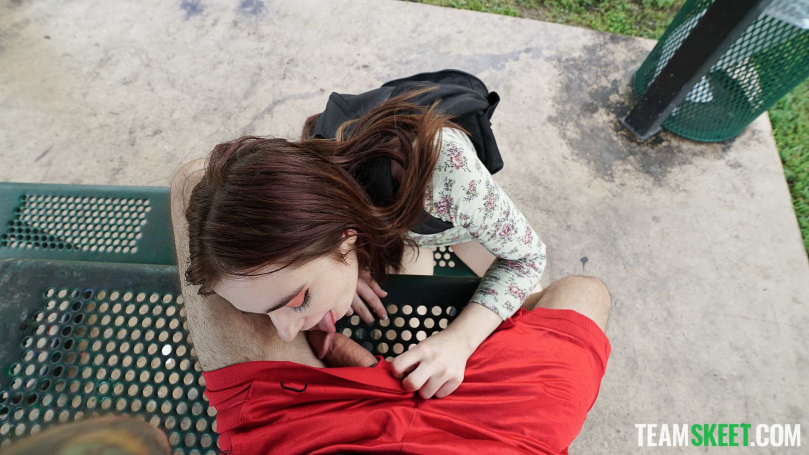 Shy Girl At The Park