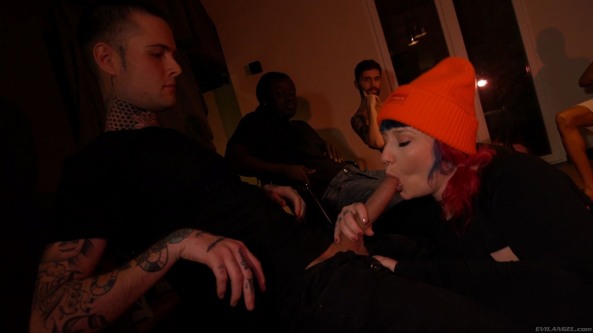 Bonus-Proxy Paige: Six-Cock Gangbang!