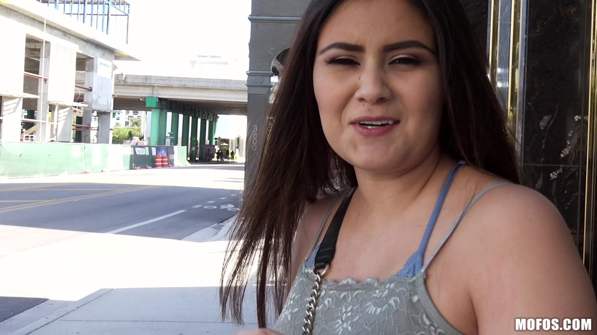 Armenian Babe Gets Cum in Her Eye