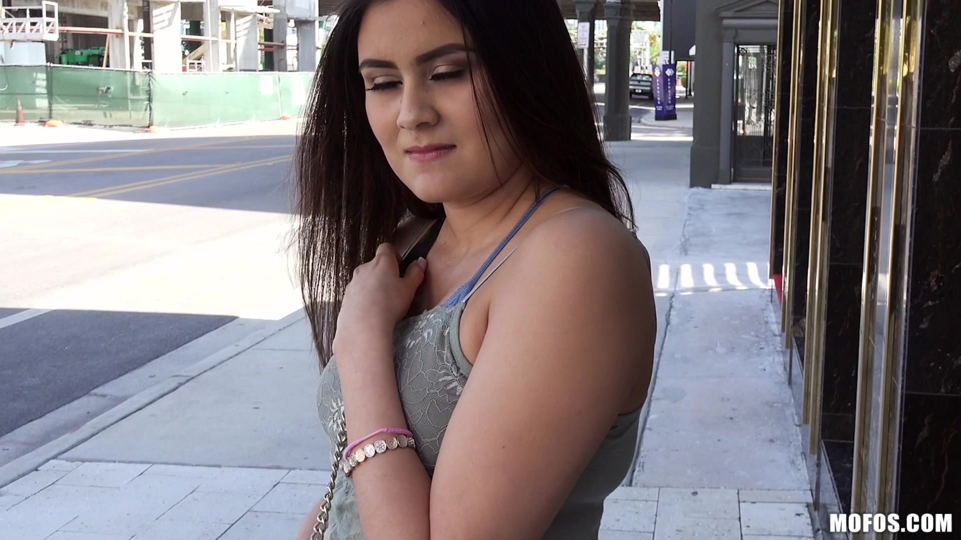 Armenian Babe Gets Cum in Her Eye