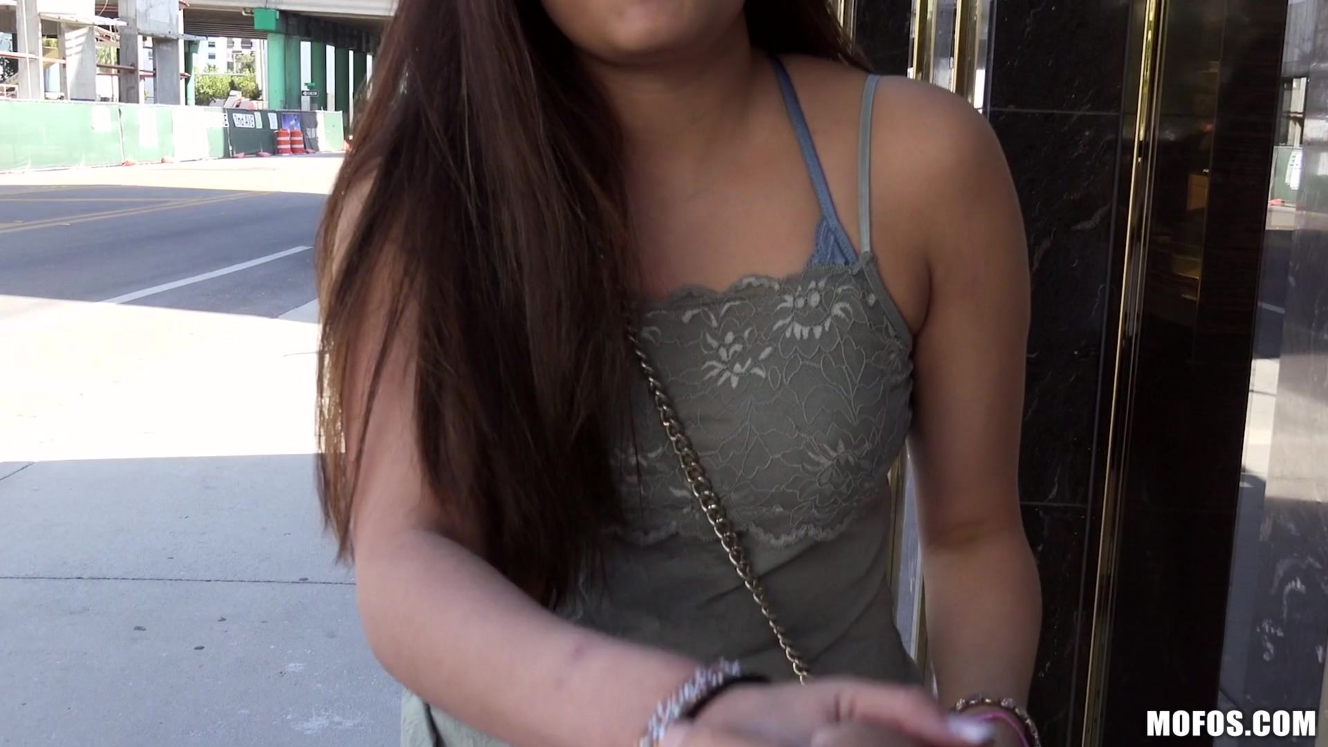 Armenian Babe Gets Cum in Her Eye