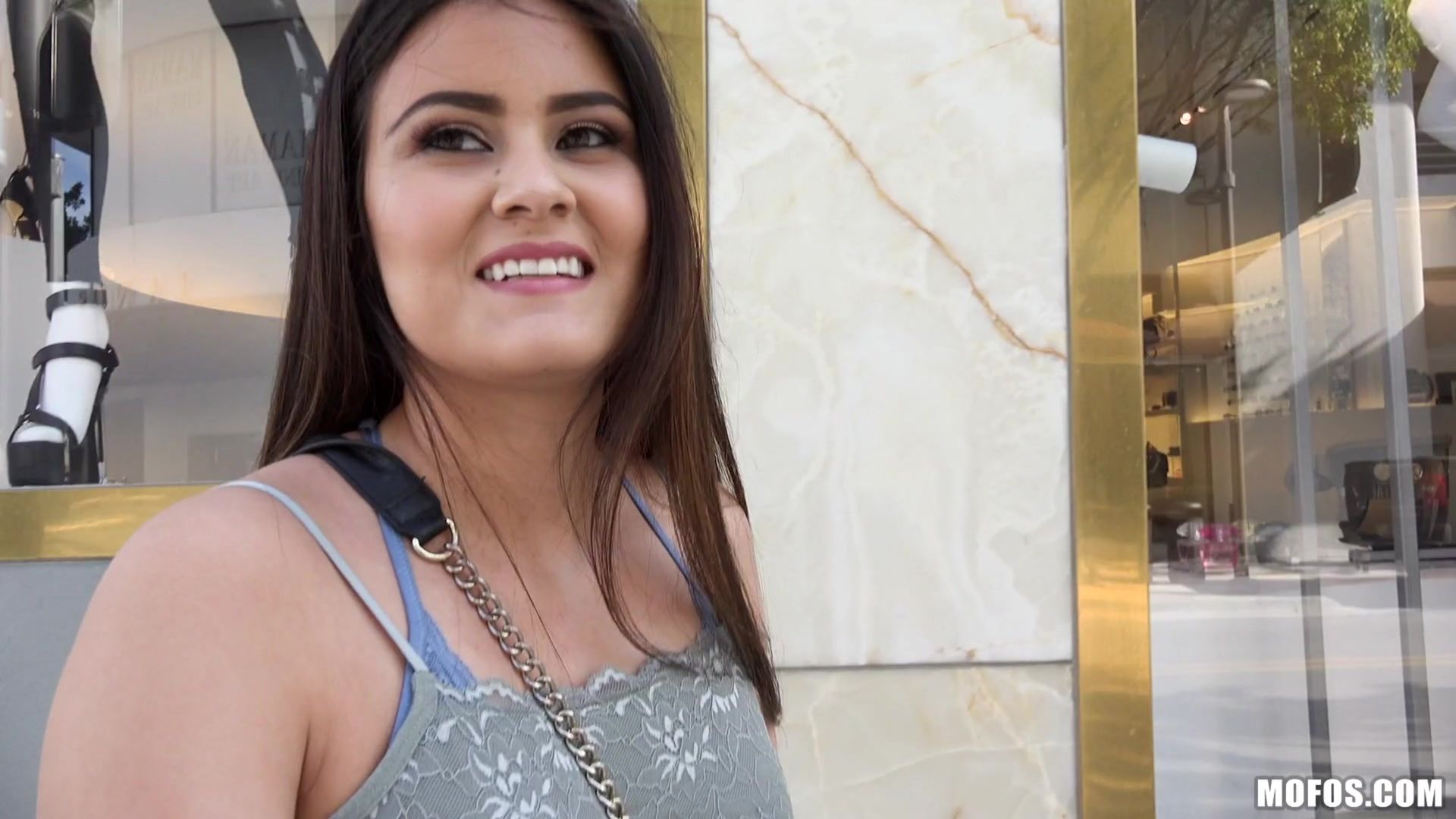Armenian Babe Gets Cum in Her Eye