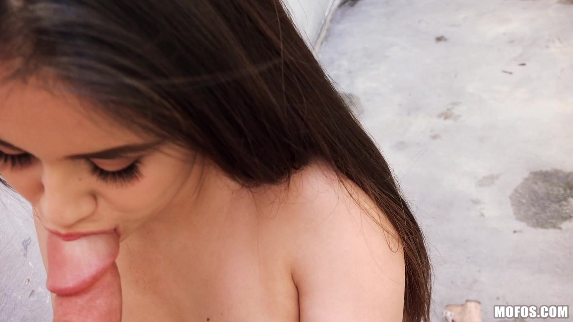 Armenian Babe Gets Cum in Her Eye