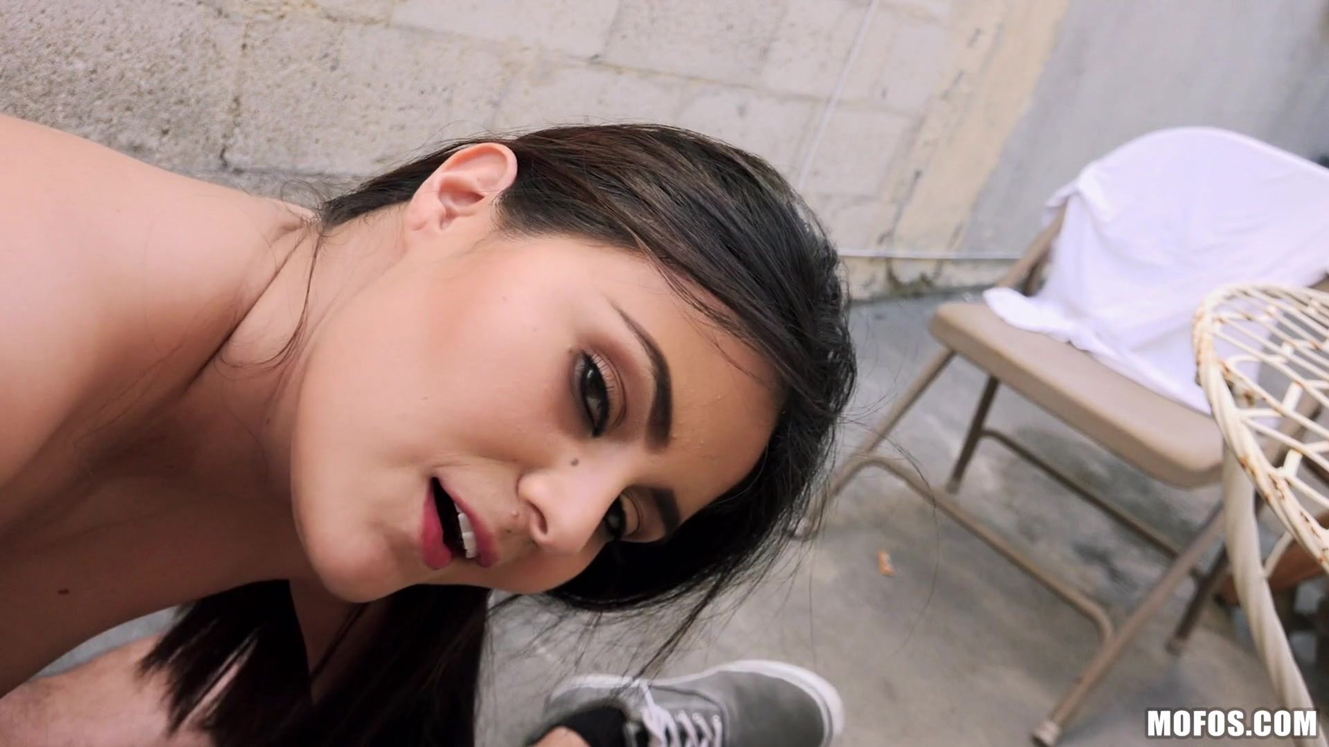 Armenian Babe Gets Cum in Her Eye