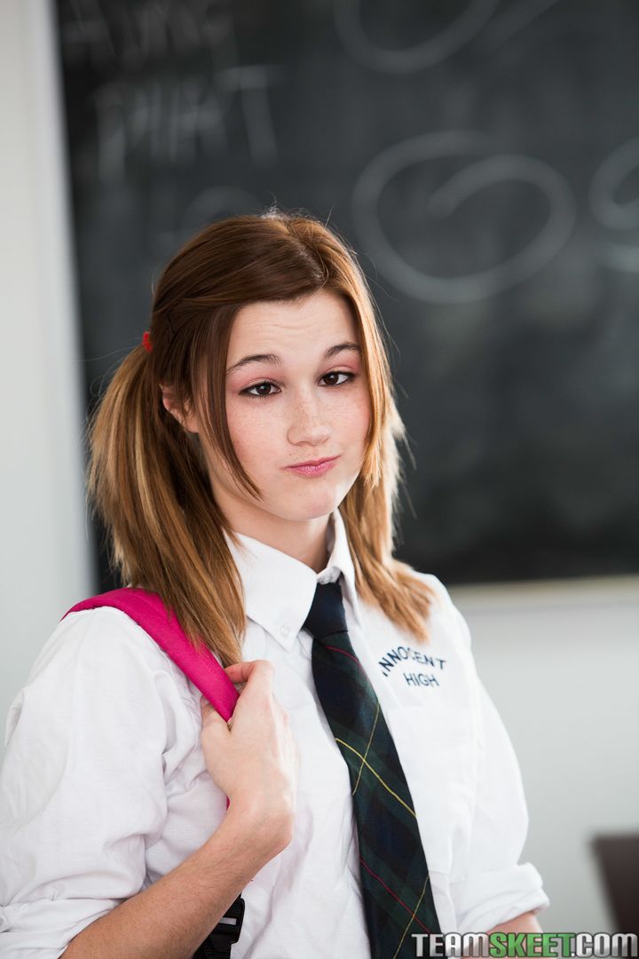 Slutty Schoolgirl Likes It Rough