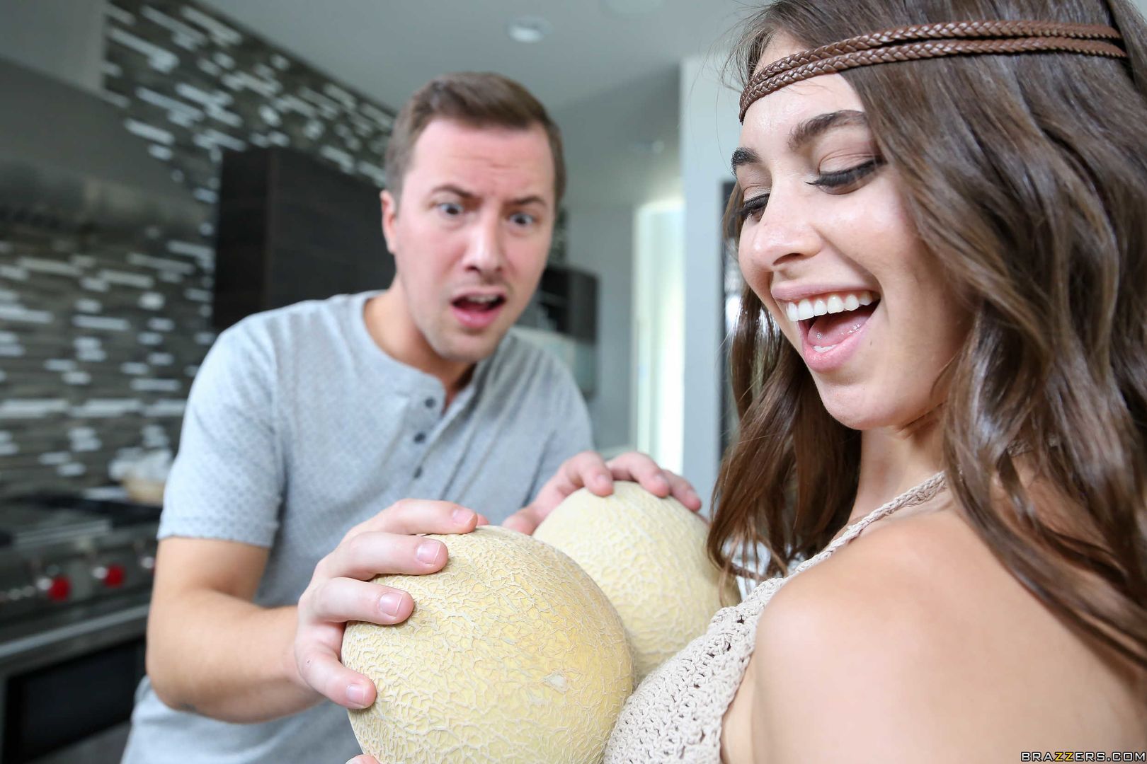 Eating Her Peach