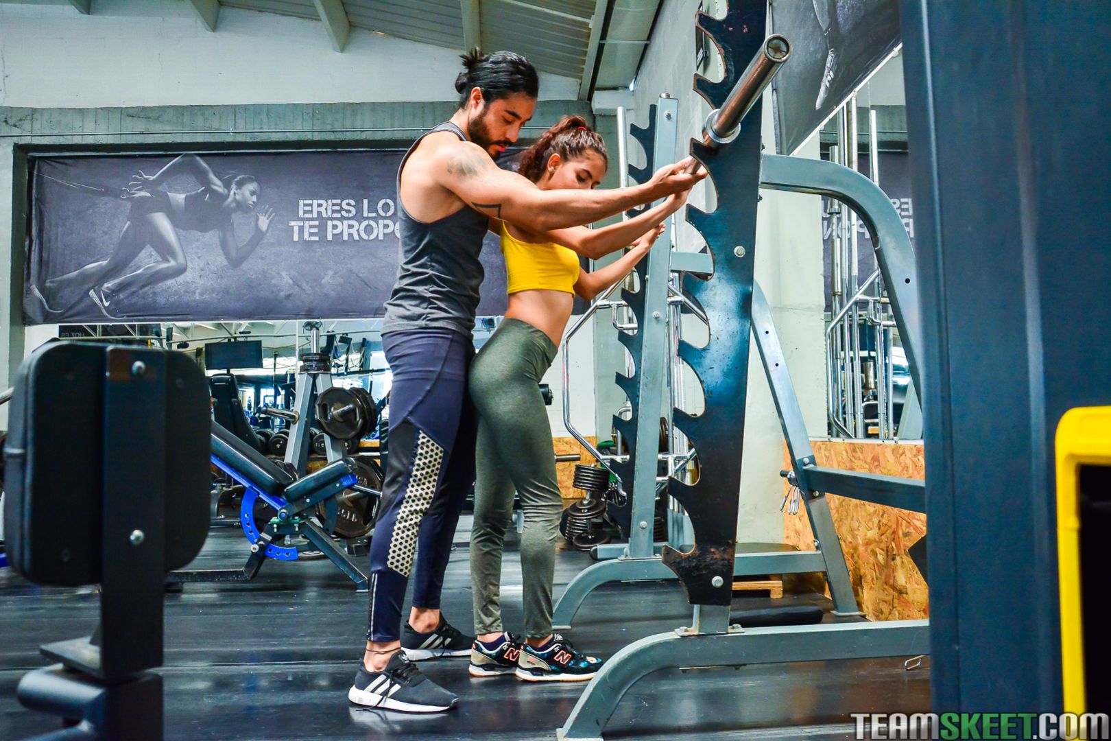 Working Out Her Latina Pussy
