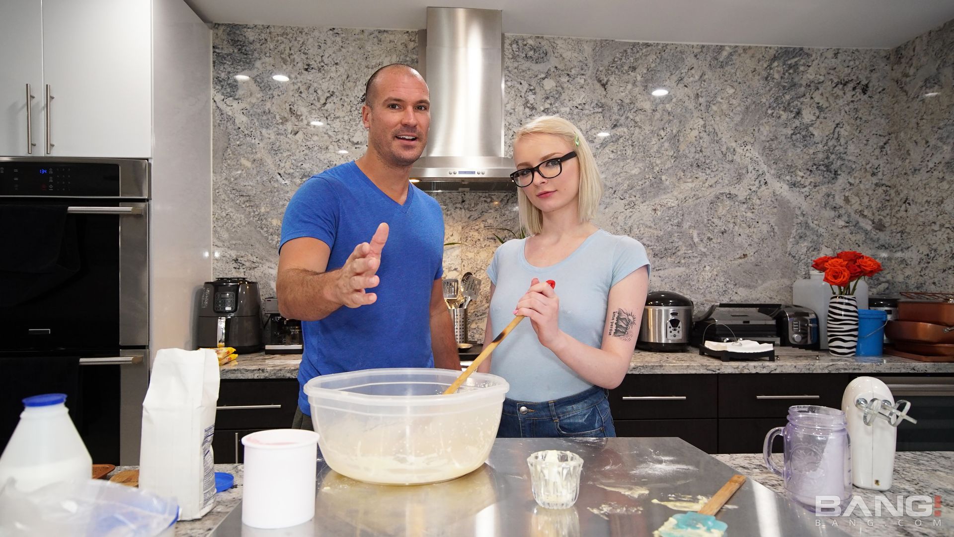 Alice Pink Brings The Heat While Getting Fucked In The Kitchen