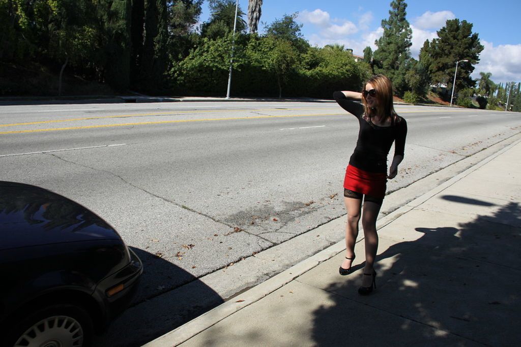 Prostitute Gets Picked Up Off Of The Street And Fucked