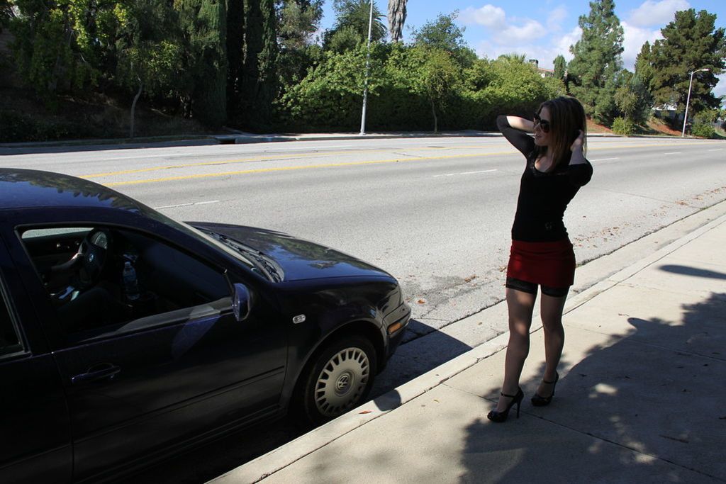 Prostitute Gets Picked Up Off Of The Street And Fucked