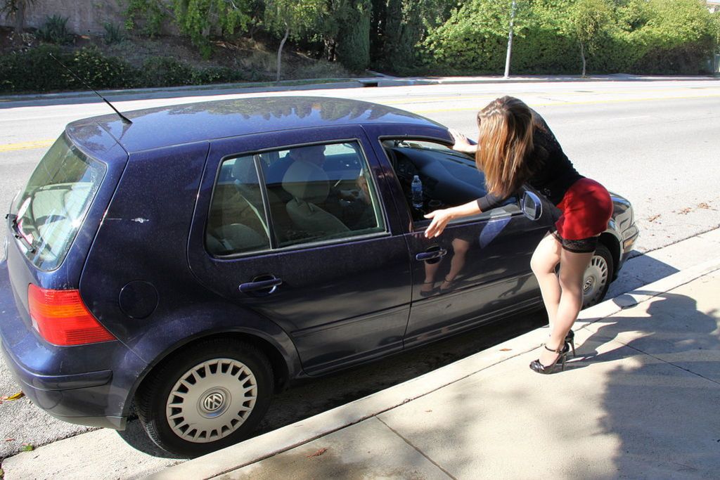 Prostitute Gets Picked Up Off Of The Street And Fucked